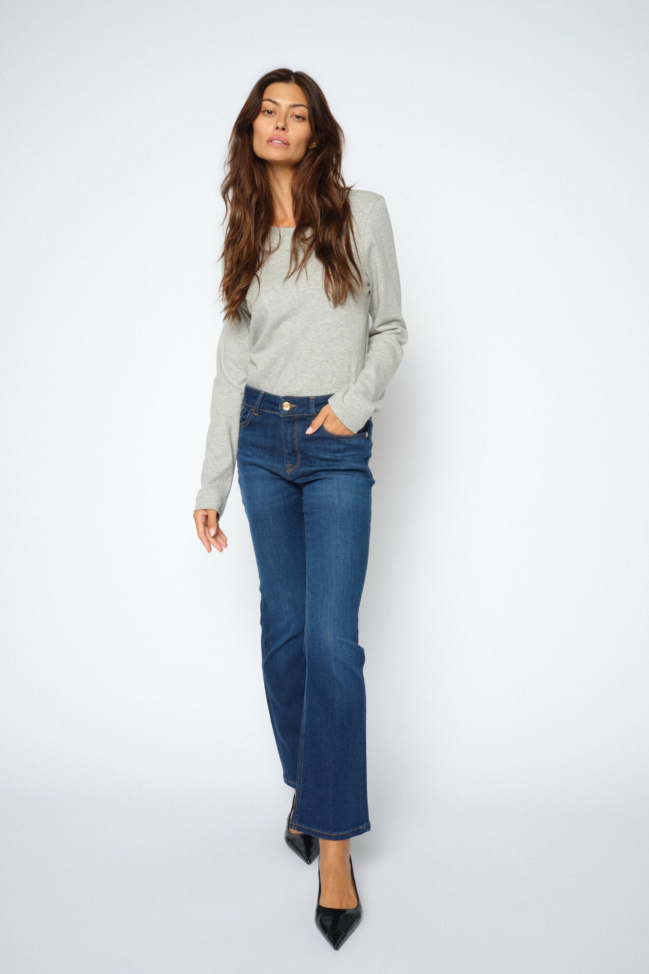 Ashley Deluxe jeans - blå